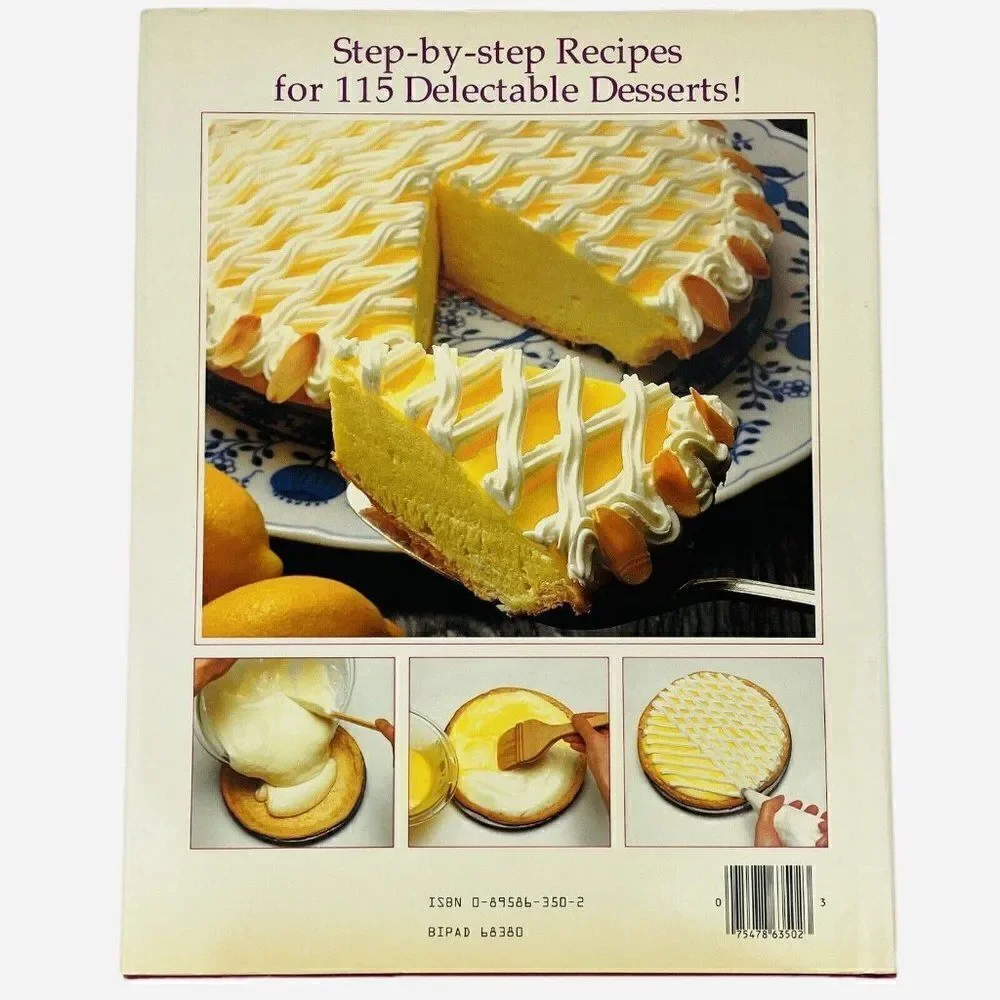 Vintage 1984 Elegant Desserts HP Books Italy Recipes Cakes Beautiful Photos!